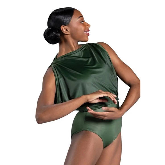 Balera | Transformation Leotard Dress Dance Costume Ombre Green Yellow, SA - Picture 4 of 10